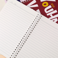 Élégant Journal en spirale Depai A5 personnalisable-Rapport qualité-prix Belle couverture de carte blanche-Idéal pour une utilisation quotidienne et l'organisation