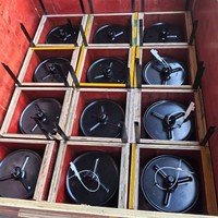 Le métal liquide spécial d'alchimie noire de haute qualité de 34.5kg peut conception cylindrique large en acier laminée à froid