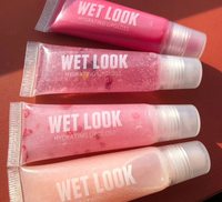 Étiquettes de brillant à lèvres transparentes imprimées à l'encre blanche imperméable à l'eau, autocollants de transfert de décor de faveur de mariage personnalisés en vinyle avec logo personnalisé