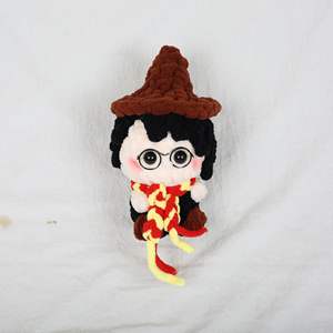 Vente en gros de poupées Amigurumi tricotées en fil tissé <span class=keywords><strong>Harry</strong></span> Potters Poupées pour cadeau de remise de diplôme Pendentifs pour sac à main - Product Image 4