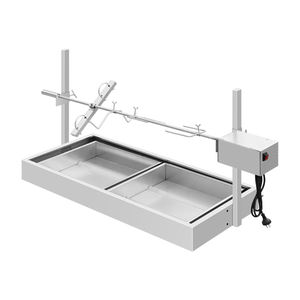 Braséro grill argentin en acier inoxydable de haute qualité série Santa Maria fumoir pour barbecue avec chariot pliant caractéristiques charbon de bois - Product Image 5