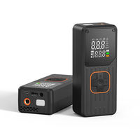 Lightweight Compressor Air Pump Cordless Rechargeable Digital Auto Stop ABS Emergency Light for Car Bicycle Motorcycle