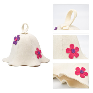 Chapeau de sauna en feutre de laine mérinos australienne et laine russe, personnalisable, disponible en gros - Product Image 5