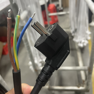 <span class=keywords><strong>Cable</strong></span> de Alimentación Europeo CEE 7/7 Schuko 10A 250V con Conector Desnudo y Estañado para Electrodomésticos y Equipos Eléctricos - Product Image 6