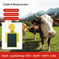 Traceur GPS numérique magnétique haute puissance 4G à énergie solaire pour l'identification et le positionnement des animaux (vaches, moutons et bovins)