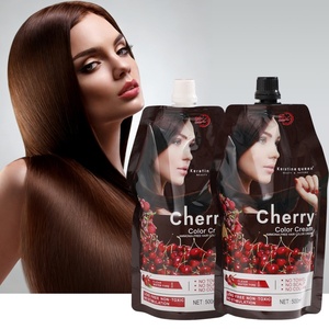 KERATINE QUEEN Crème Colorante Capillaire Bio au Ginseng Qualité Supérieure Sans Ammoniaque Double Tube Permanente pour Tous Types de Cheveux Fournitures de Salon - Product Image 1