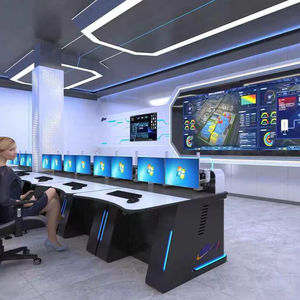 Stasiun kerja Modular gaya desain industri, peralatan listrik dapat diatur untuk sistem ruang kontrol gudang & Apartemen - Product Image 2