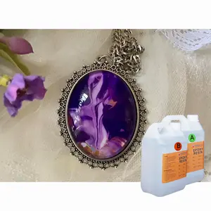 Toptan Dome reçine tedarikçiler 3D etkisi Anti UV epoksi reçine 3:1 için Sticker reçine aksesuarları kubbe