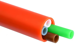 Micro-conduits HDPE à code couleur 4 voies et 7 voies pour l'installation directe de tubes DI pour les projets de déploiement de réseaux de fibres optiques FTTH et FTTx - Product Image 3