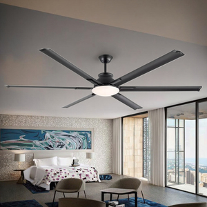 6-Tốc Độ Có Thể Đảo Ngược Thiết Kế 72-Inch Hiện Đại Quạt Trần 6 Nhôm Lưỡi Yên Tĩnh <span class=keywords><strong>DC</strong></span> Động Cơ Điều Khiển Từ Xa Điện Cho Khách Sạn Lớn - Product Image 1