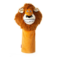 Ensemble de housses de tête de club de golf personnalisées en peluche, motif dessin animé, fermeture auto-agrippante, polyester durable, pour driver et fairway woods (1 à 5 housses)