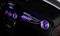 Éclairage ambiant actif LED pour voiture Mercedes Benz CLA/GLA Classe W156 W117, éclairage décoratif intérieur 64 couleurs, accessoires