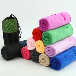 厂家直接OEM廉价定制超细纤维发巾沙龙美容水疗超细纤维手巾健身运动毛巾