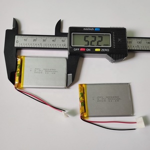 بطارية ليثيوم أيون 303450 بجهد <span class=keywords><strong>3</strong></span>.7 فولت وسعة 500 مللي أمبير في الساعة مع لوحة دوائر مطبوعة وأسلاك - Product Image 5