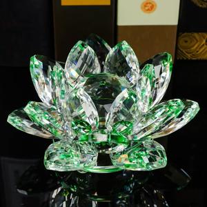 Kristal Lotus çiçeği renk yansıma Feng Shui ev dekorasyonu - Product Image 5
