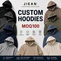 Usine de vêtements OEM JIEAN, faible MOQ, vente en gros, fabricant de sweats à capuche personnalisés de qualité supérieure