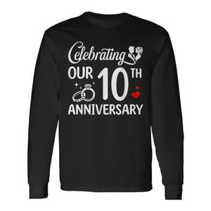 T-shirt à manches longues pour célébrer notre 10e anniversaire de mariage - Product Image 1