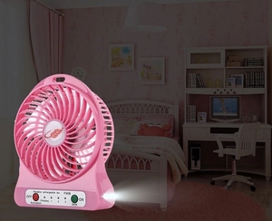 <span class=keywords><strong>Mini</strong></span> ventilateur portable USB rechargeable, refroidisseur <span class=keywords><strong>d</strong></span>'<span class=keywords><strong>air</strong></span>, 3 modes de vitesse, fonction <span class=keywords><strong>d</strong></span>'éclairage LED, ventilateur de bureau - Product Image 6