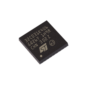 Microcontrôleur électronique neuf de marque ST, modèle STM32C031K4U6, boîtier 32-UFQFN - Product Image 1