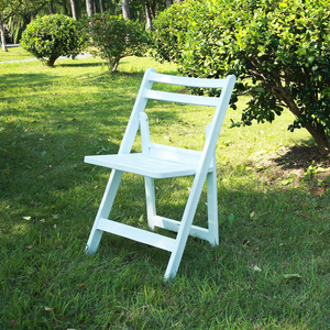 Wholesale Gladiator Dining Restaurant Garden <strong>Chair</strong> White Americana Seated <strong>Chair</strong> <strong>Padded</strong> Wimbledon Resin Folding <strong>Chair</strong> for Event - Product Image 5