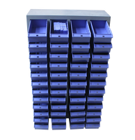 Armoire de rangement à tiroirs en plastique multi-usages durable à 48 tiroirs