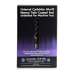 Microbroca Universal de Carburo con Recubrimiento Nano TiAlN 4XD sin Perforar para Máquinas Herramienta - Product Image 2