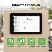 Panneau tactile industriel Rockchip RK3566 RK3588 Ubuntu 24.04 Linux HMI avec RS232/RS485/CAN/4G LTE RK3588 Écran tactile 10 pouces