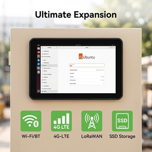 Panneau tactile industriel Rockchip RK3566 RK3588 Ubuntu 24.04 Linux HMI avec RS232/RS485/CAN/4G LTE RK3588 Écran tactile 10 pouces - Product Image 6