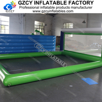 Piscine personnalisée terrain de volley-ball gonflable/terrain de volley-ball gonflable de l'eau/terrain de tennis gonflable pour les jeux de sport
