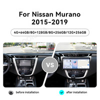 Autoradio MOOKAKA 15,8 pouces pour Nissan Murano 2015-2019, stéréo quad-core Android, lecteur DVD GPS Navi, appareil stéréo