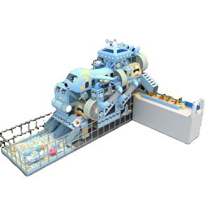 Proveedor Mayorista de Equipos de Juegos Infantiles para Interiores con Temática de Avión, Piscina de Pelotas, Tobogán, Caja de Arena y Estructura de Escalada - Product Image 1