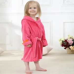 Robes de bain unisexes, en coton biologique, pour enfants, meilleur