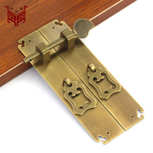 Manija de latón para puerta de gabinete Essence Pavilion, 12cm, 15cm, 18cm, nuevo estilo chino, herrajes de montaje en puerta no desmontables - Product Image 1