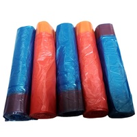 13 gallon de couleur cordon sac poubelle pour cuisine Bureau En Plastique Sacs À Ordures sur le rouleau