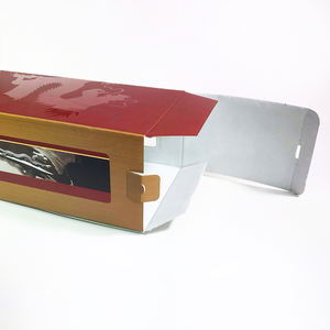 กล่องกระดาษคราฟท์ขวดน้ำกล่องกระดาษบรรจุภัณฑ์ของขวัญผลิตภัณฑ์โลโก้ตามสั่ง - Product Image 5