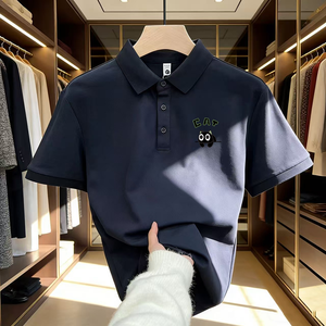 <span class=keywords><strong>Polo</strong></span> da uomo di alta qualità, semplici, eleganti, traspiranti e fresche, top estivi e t-shirt da uomo stampate - Product Image 6