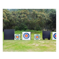 Cible de tir à l'arc XPE pour arc à poulies, pointes en acier, plumes en plastique, bloc 1m x 1m, accessoires de tir et de chasse, 1500 utilisations