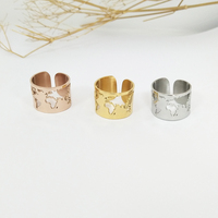 Bague en or 14 carats Anillos De Acero Inoxidable Joyeria Bagues avec nom personnalisé Bijoux Femme Bague en or Simple