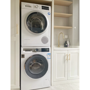 Gabinetes <span class=keywords><strong>de</strong></span> lavandería personalizados <span class=keywords><strong>de</strong></span> diseño <span class=keywords><strong>de</strong></span> lujo moderno <span class=keywords><strong>de</strong></span> madera respetuoso con el medio ambiente con gabinetes <span class=keywords><strong>de</strong></span> almacenamiento y lavabo para <span class=keywords><strong>ropa</strong></span> sucia - Product Image 1