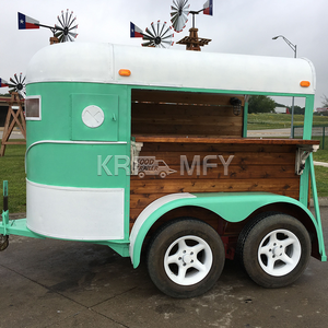 Remolque de Comida Clásico para Café, Multifuncional, Comercial, para Venta Ambulante en la Calle, Carrito de Comida Rápida para Hot Dogs y Barbacoa - Product Image 2