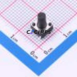 HX TS6695TP 250gf 009 Tactile Switch SMD-4P,6x6mm Switch Single Pole Single Throw Round Button 2.5N Vertical Mount - Product Image 1