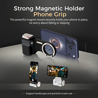 COMITOK BINER Poignée de contrôle magnétique pour appareil photo de smartphone avec zoom, idéale pour l'utilisation au lit et sur le bureau