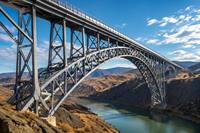 Pont en structure métallique préfabriquée / Pont piétonnier en acier au design moderne