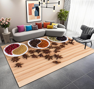 Nouveaux tapis de cuisine en velours de cristal épais de 6 mm, imperméables, anti-fatigue, antidérapants, lavables, écologiques, tapis de sol pour salon - Product Image 2