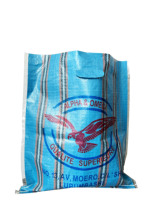 Sacs de shopping réutilisables, poignée en plastique vide, personnalisés, tissé en pp avec logo, vente en gros,