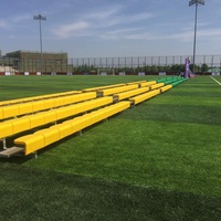 Gradins de gymnastique en aluminium mobiles de football pointe et rouleau Portable tribune d'événement Sport stade banc siège métal Tribune support