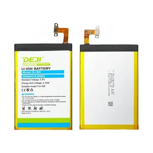 DEJI Original GB/T 18287-2013 oem mobile phone battery for HTC ONE M9 B0PGE100 battery