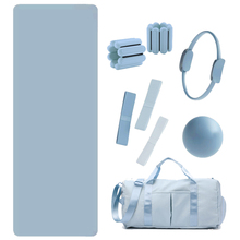 Set Di Anelli Da Pilates 8 Pezzi – Kit Completo Con Anello, Yoga Ball, Bande Elastiche E Cinghie Polso – Attrezzatura Fitness Per Casa – Adatto A Donne E Uomini, Tutti I Livelli