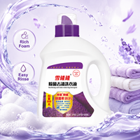 Lessive liquide lavande haute densité 3L personnalisable, écologique et blanchissante pour vêtements, usage domestique en gros pour le lavage des vêtements