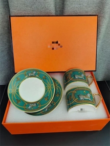 Juego de Tazas y Platillos de Lujo de la Marca Horse, los Más Vendidos al por Mayor de Fábrica, en Caja de Regalo - Product Image 5